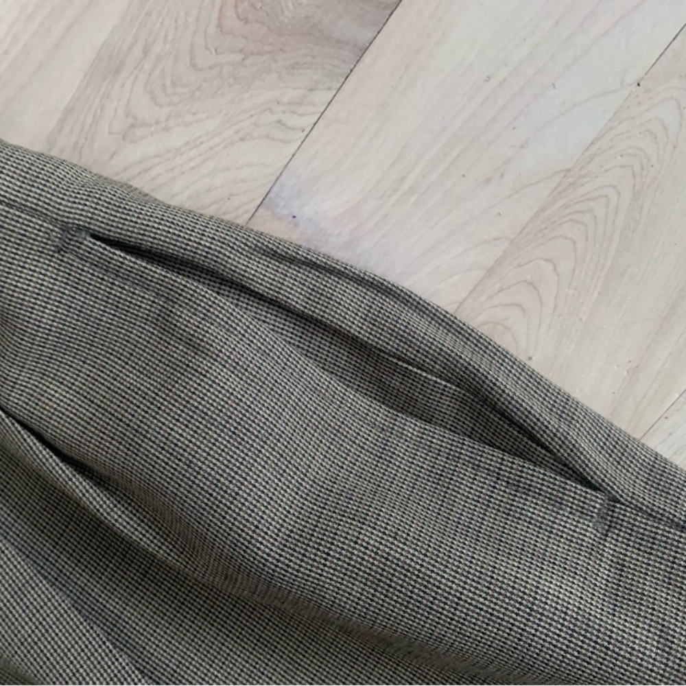 TOMMY HILFIGER Vintage - Pleated Tweed Trousers | Preppy Tailored Pants - Picture 5 of 14